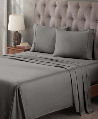 Egyptian Cotton 400 Thread Count Solid Deep Pocket Sheet Set, Full