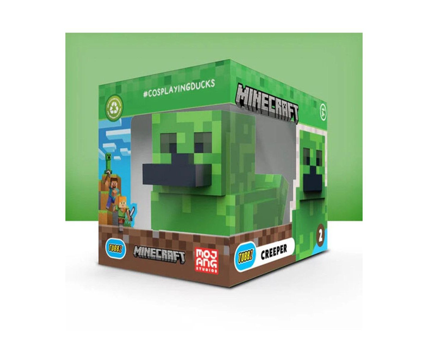 Коллекционная фигурка Tubbz Minecraft Creeper в коробке, 4.35 дюйма, от 5 лет, цвет: Open Miscellaneous — фото 1