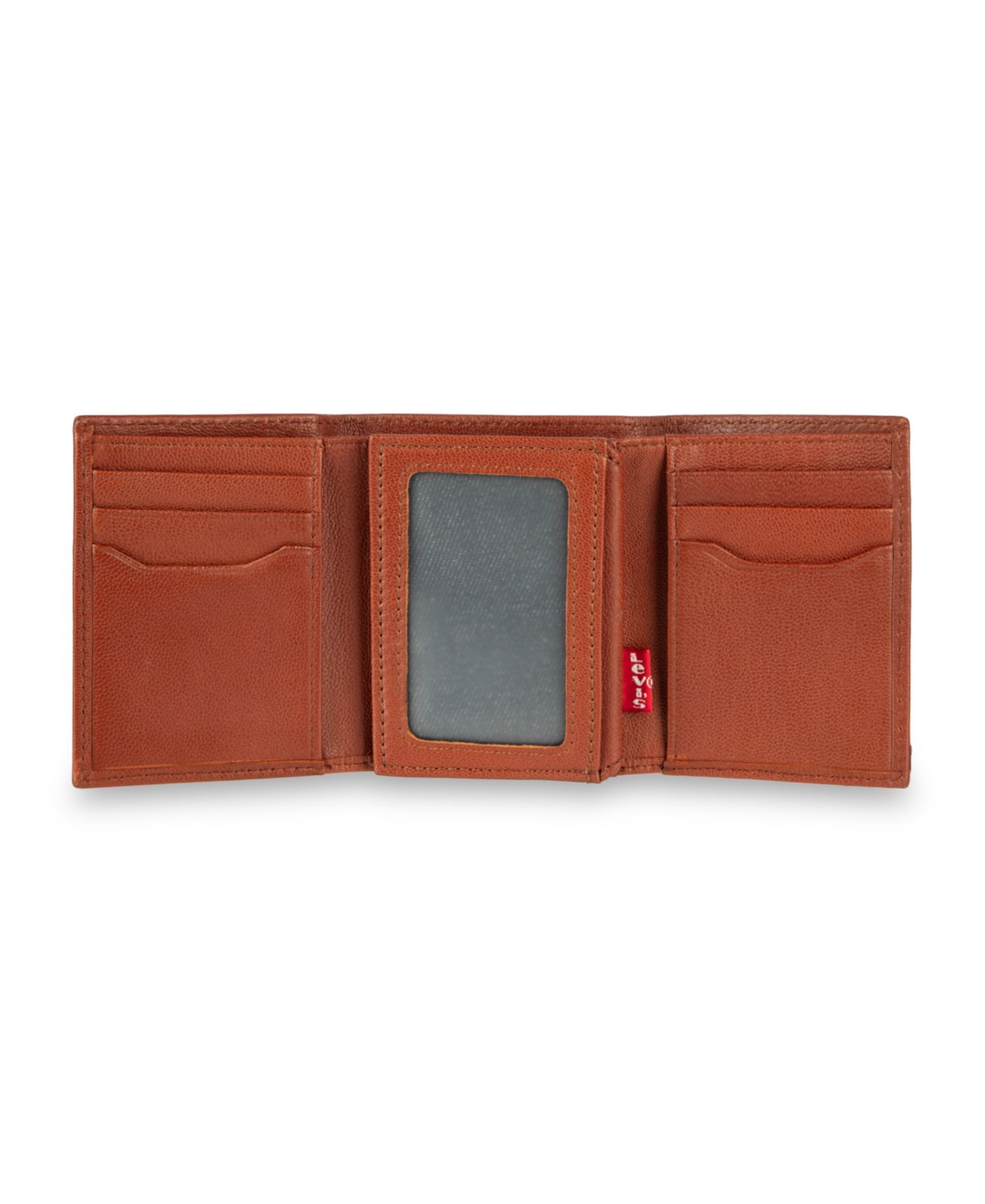 Men's RFID-Blocking Extra-Capacity Genuine Leather Trifold Wallet