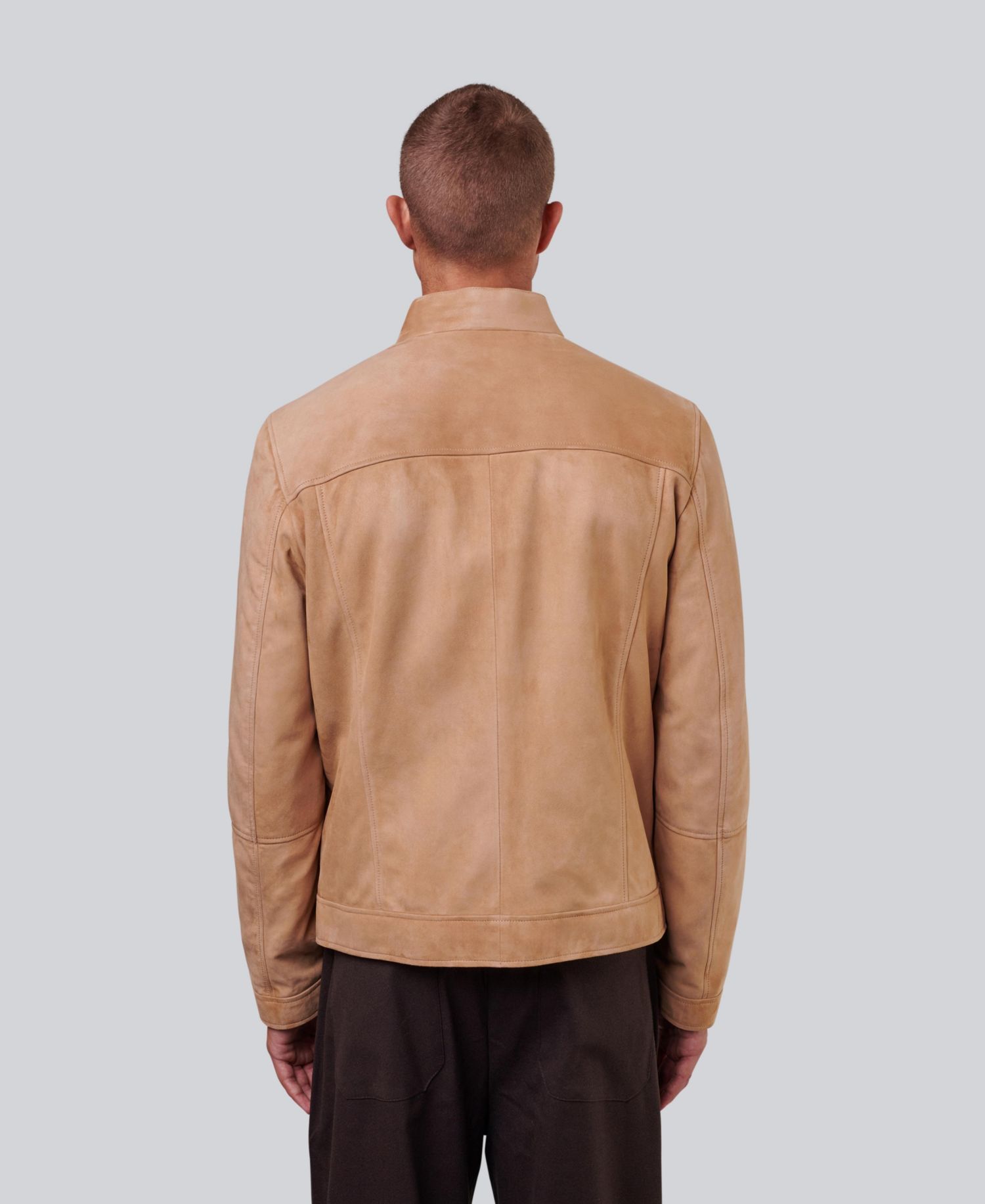 Men's Monty Suede Bomber Jacket