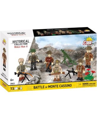 WWII Battle of Monte Cassino 73-Piece Building Set, Ages 6+