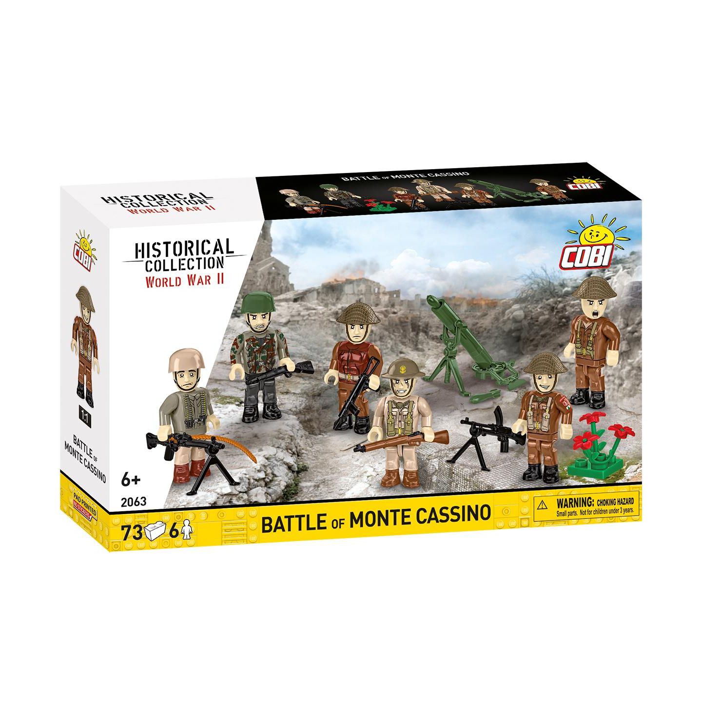 Детский конструктор COBI Wwii Battle of Monte Cassino 73-Piece Building Set, Ages 6+, цвет: Разноцветный — фото 1