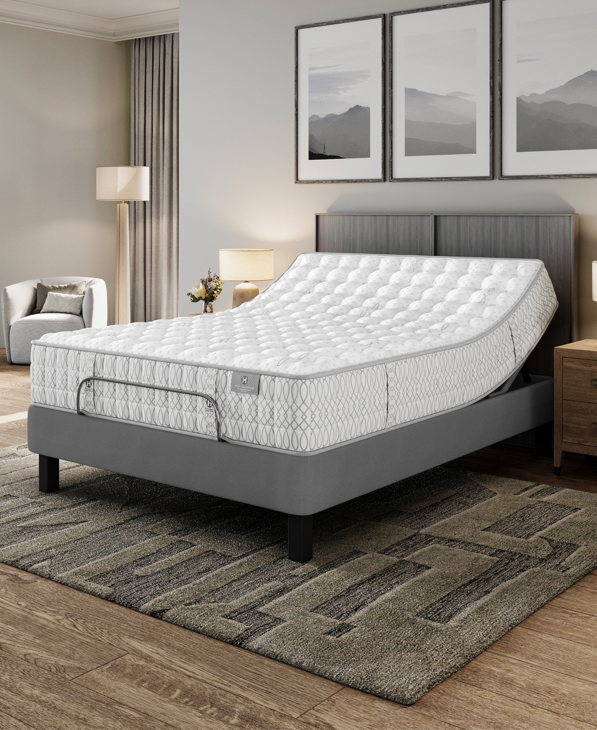Hotel Collection by Aireloom 12.5" Streamline Firm Mattress Set, Queen