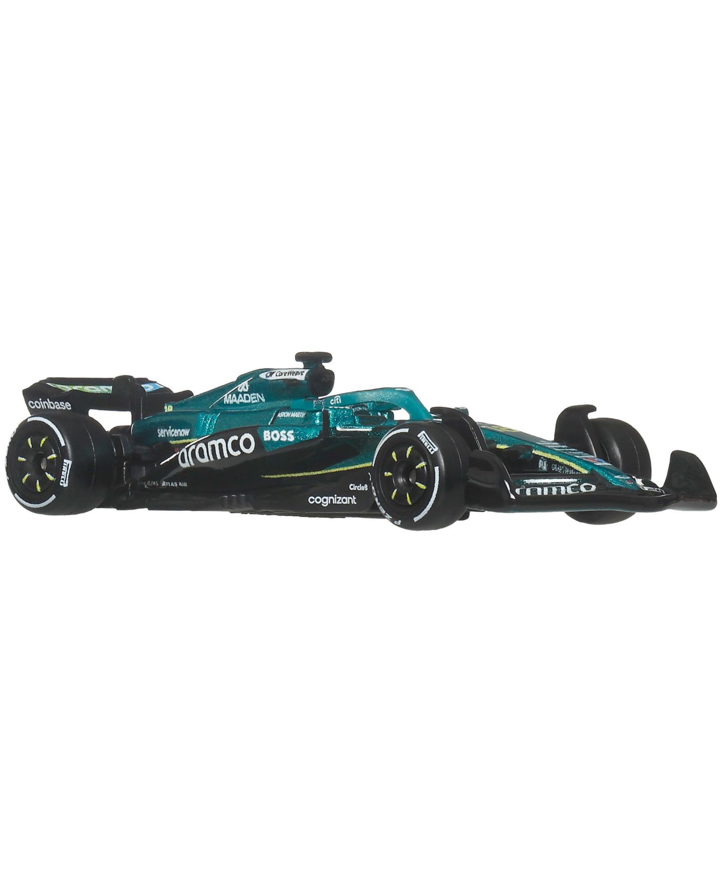 Набор Hot Wheels из 2 литых гоночных машин Aston Martin Aramco Formula One Premium, 1:64 — фото 5