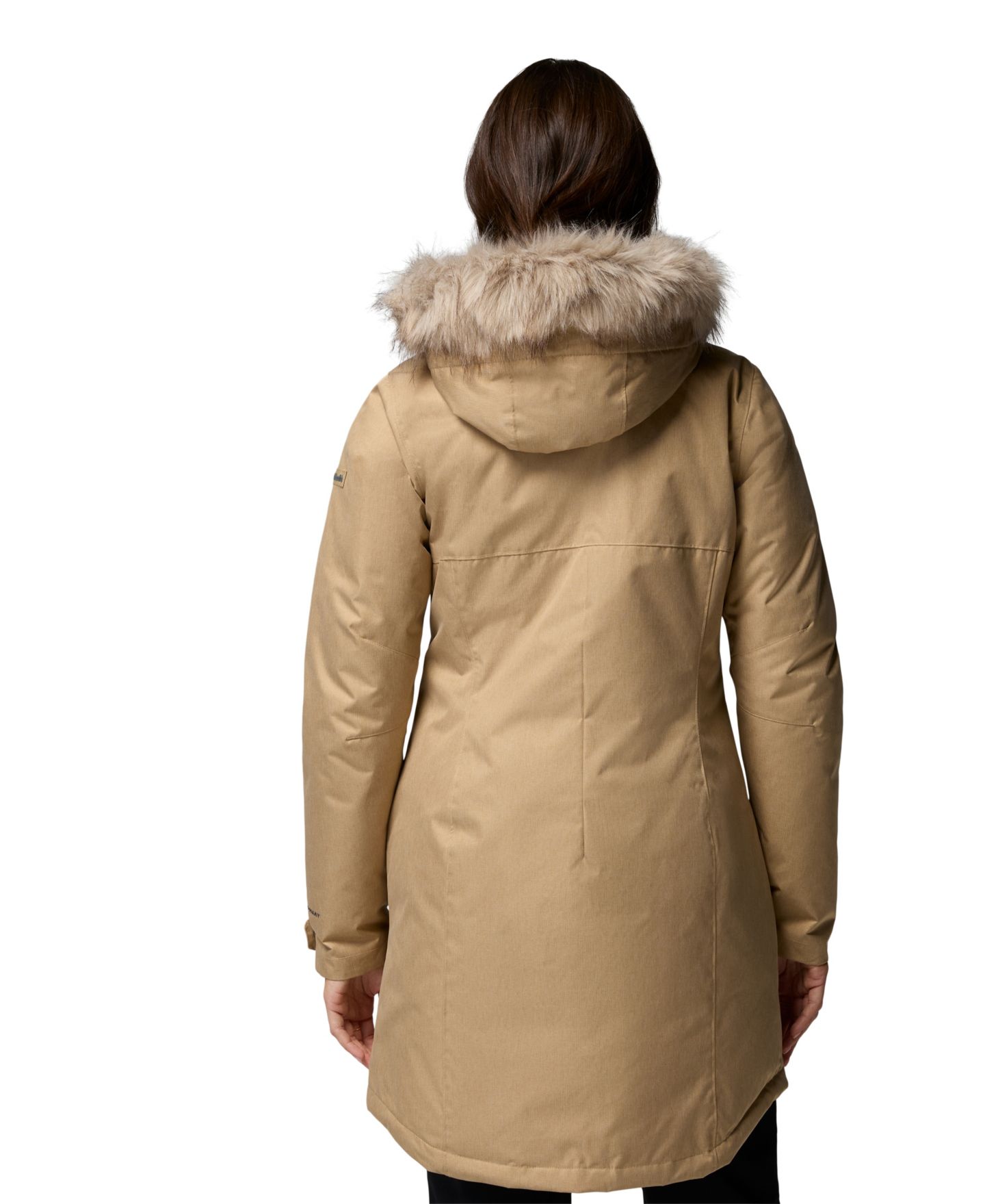 Женская куртка Columbia Suttle Mountain Long Insulated, цвет: Пляжный — фото 6