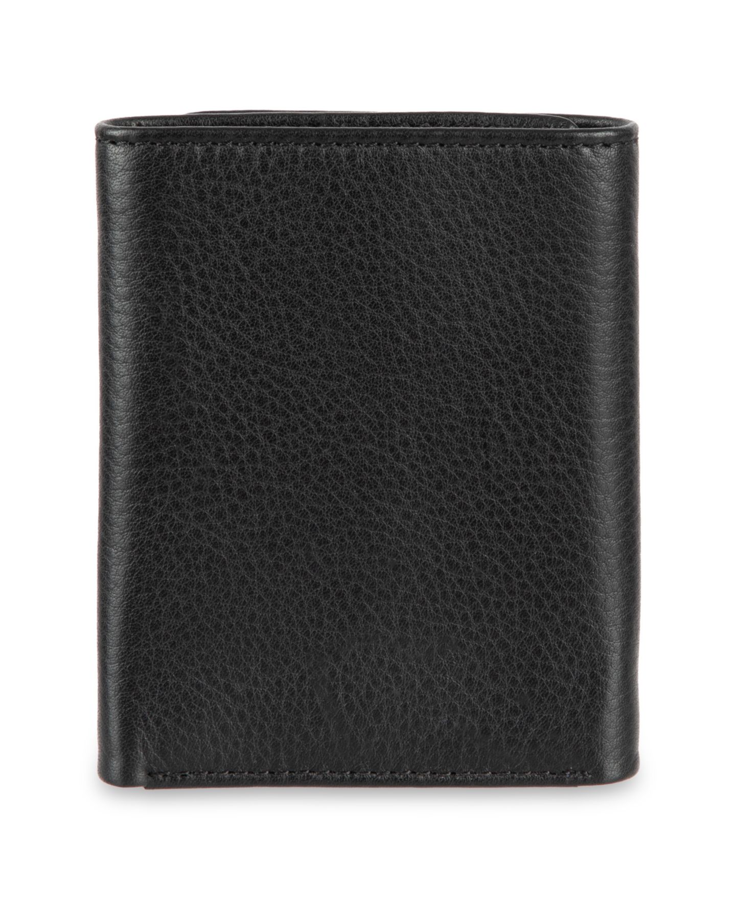 Мужской кошелёк Cole Haan тройного сложения из кожи с зернистой фактурой, защита RFID, цвет: Чёрный — фото 3