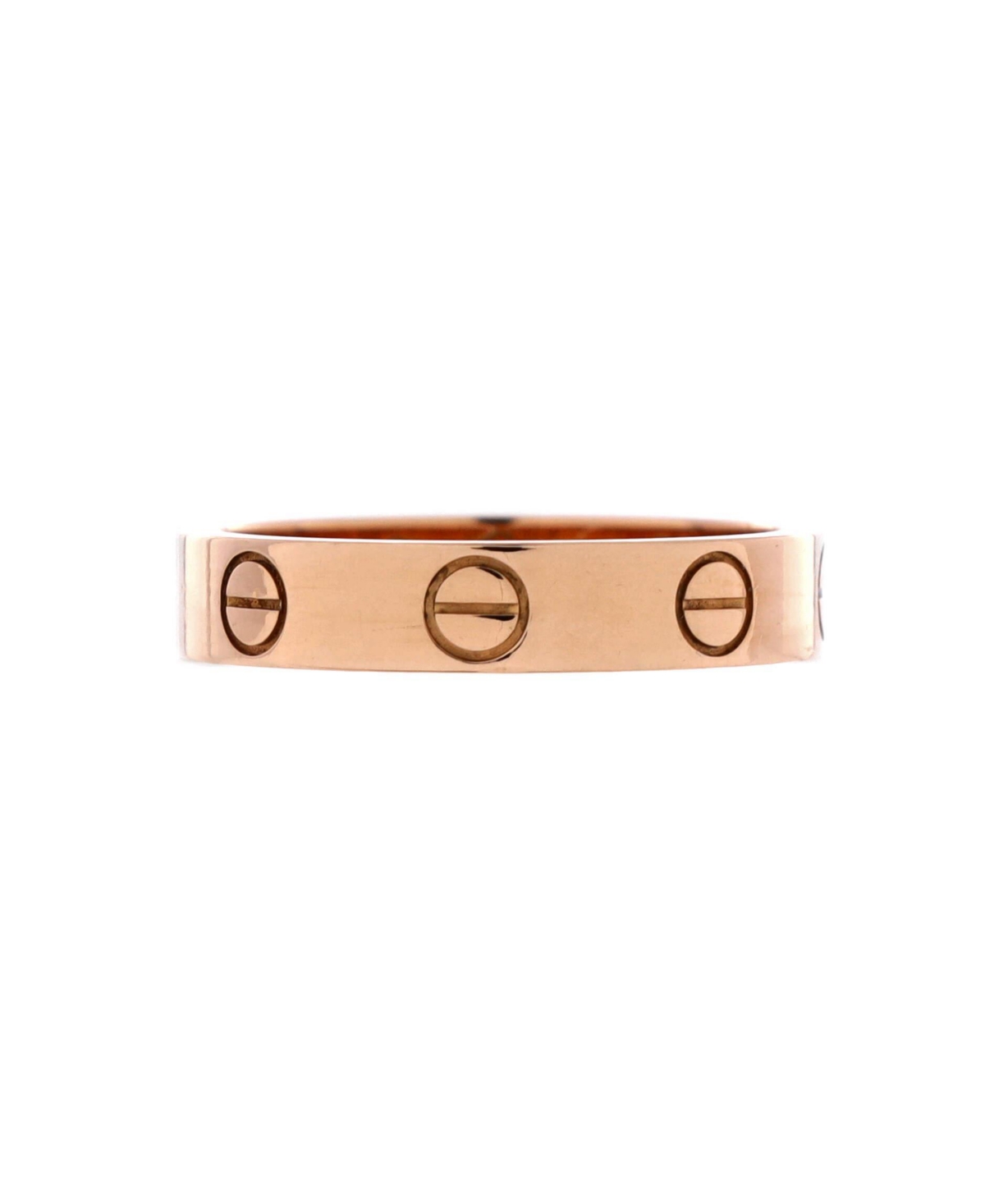 Pre-Owned Cartier Love Wedding Band Ring in 18K Rose Gold - 18k rose gold