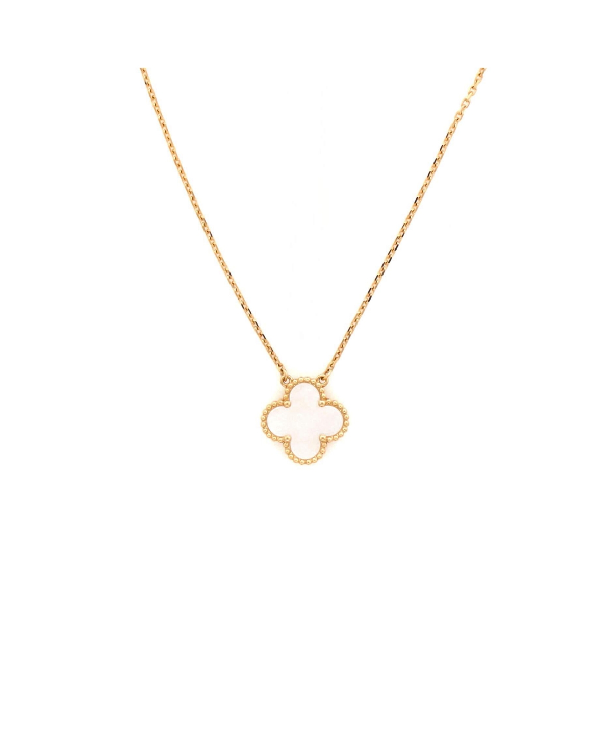 Pre-Owned Van Cleef and Arpels Vintage Alhambra Pendant Necklace - 18k yellow gold