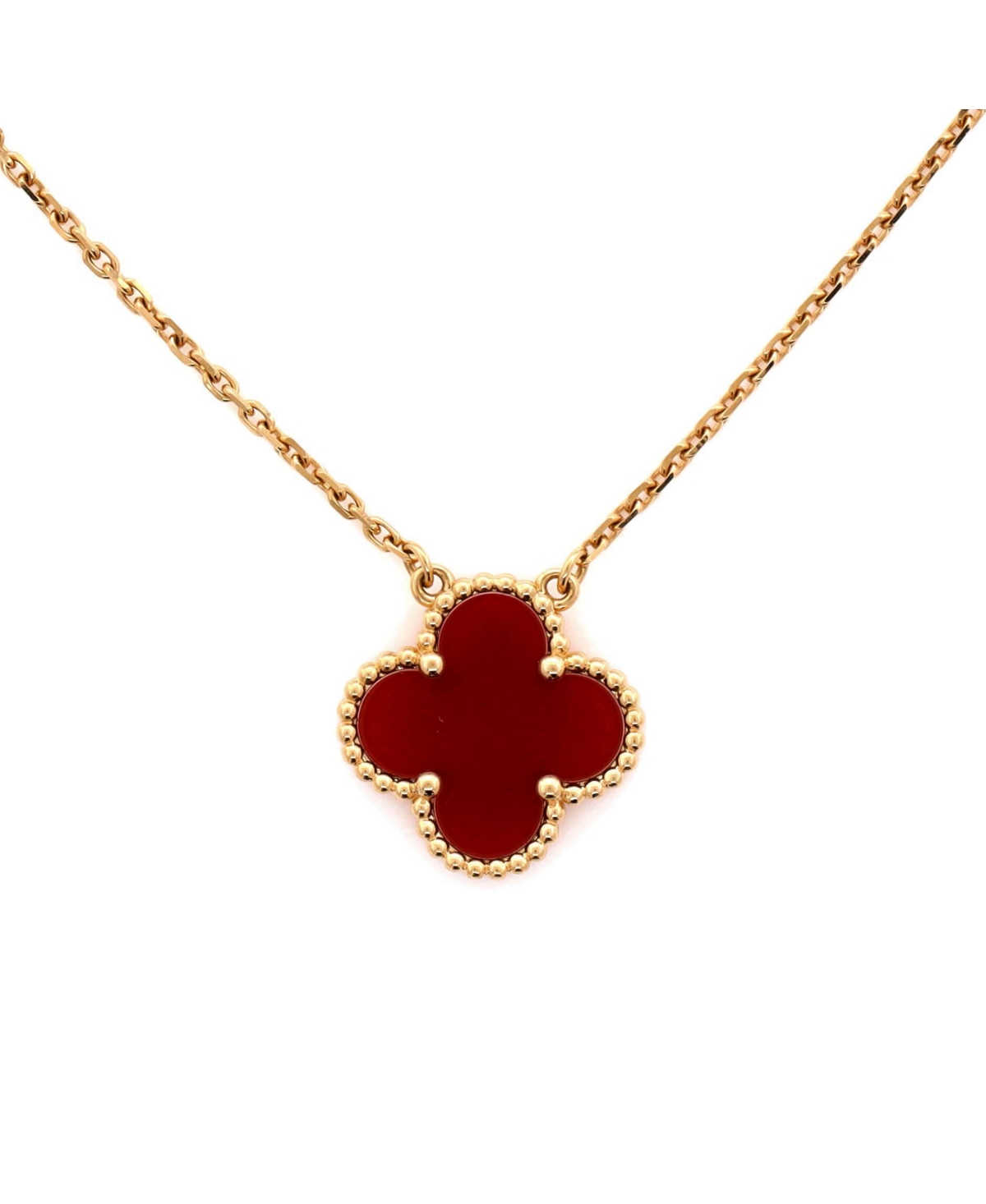 Pre-Owned Van Cleef and Arpels Vintage Alhambra Pendant Necklace - 18k yellow gold