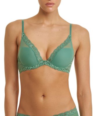 Women's Feathers Lace Plunge T-Shirt Bra