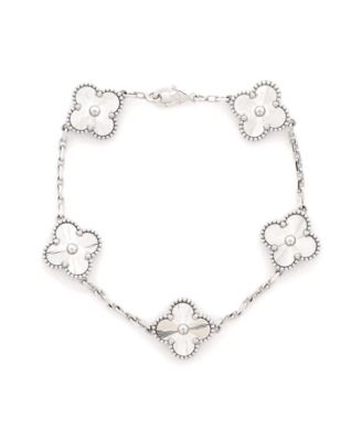 Pre-Owned Van Cleef and Arpels Vintage Alhambra 5 Motifs Bracelet