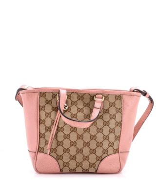 Small Bree Tote GG Canvas with Leather