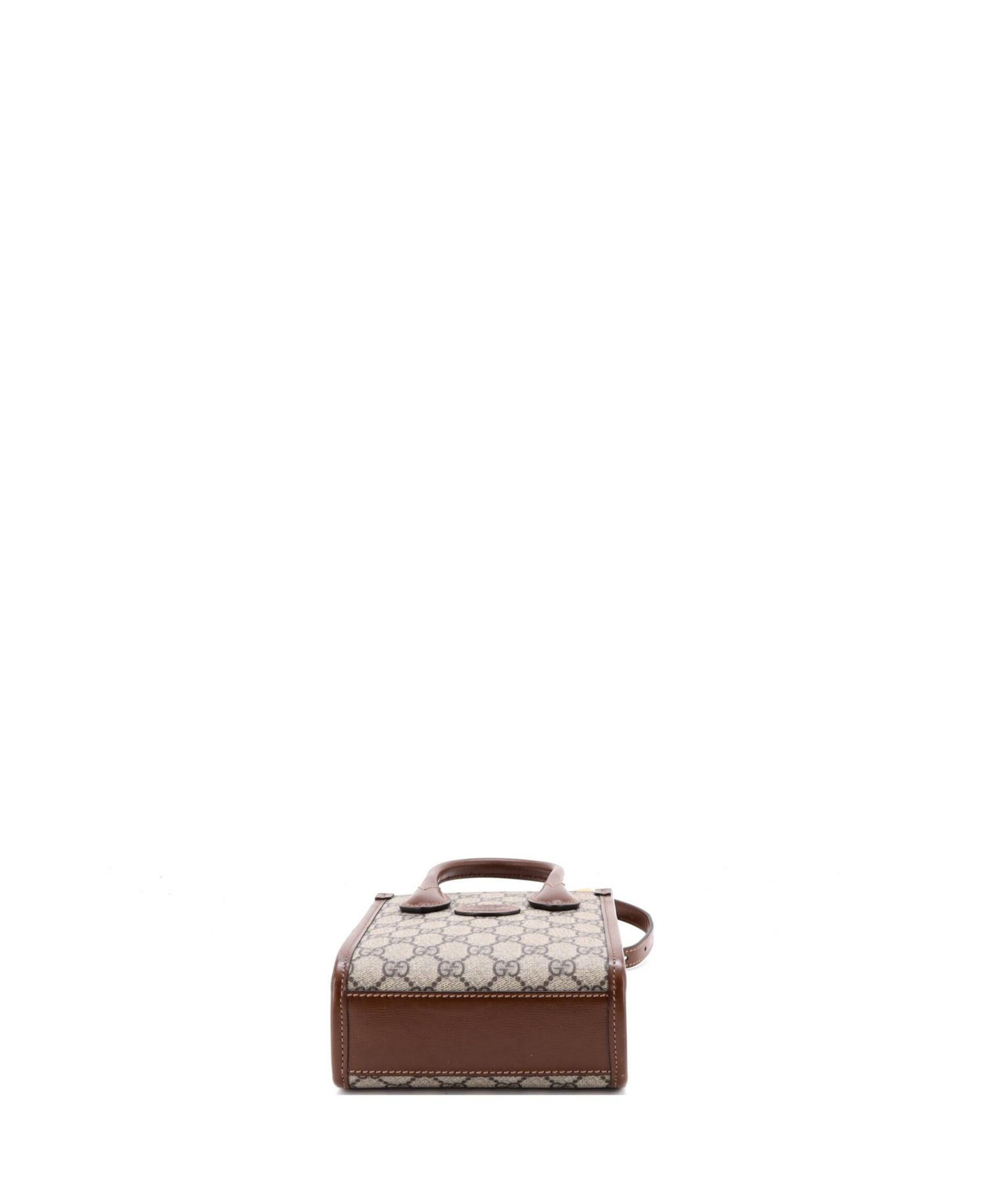 Mini Interlocking G Patch Tote GG Coated Canvas