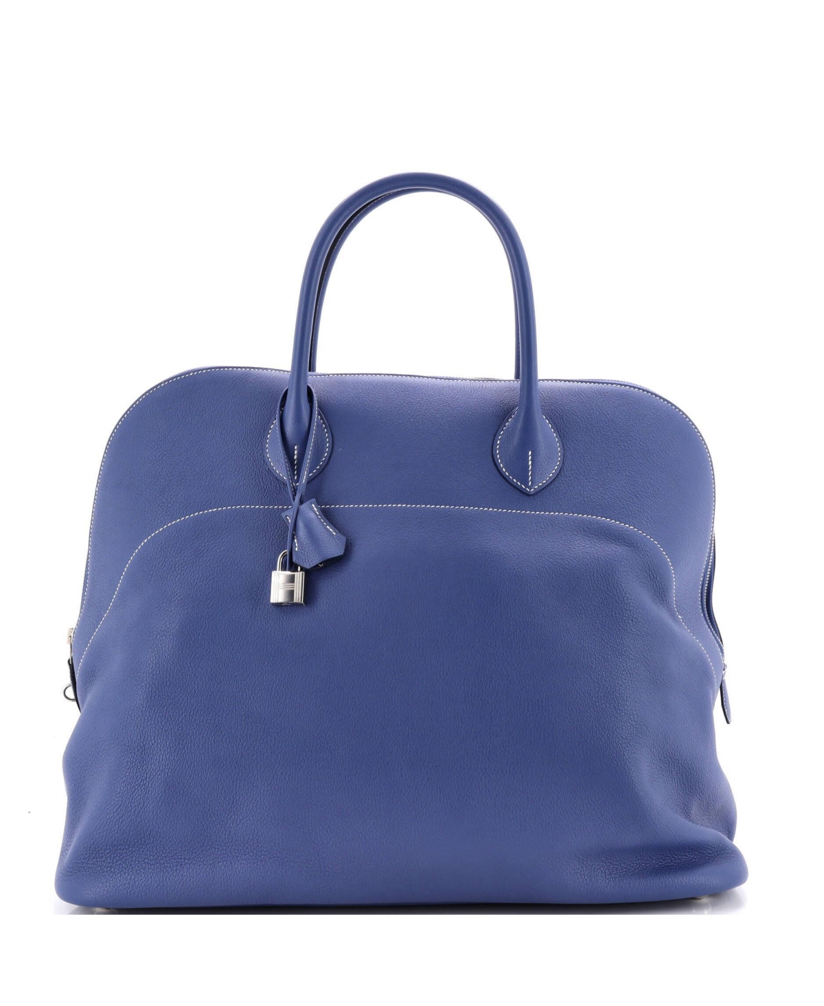 Pre-Owned HERMES Bolide Relax Leather Travel Tote