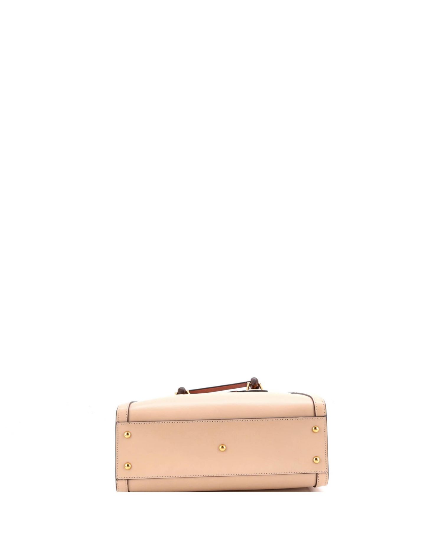 Small Diana NM Bamboo Handle Tote Leather