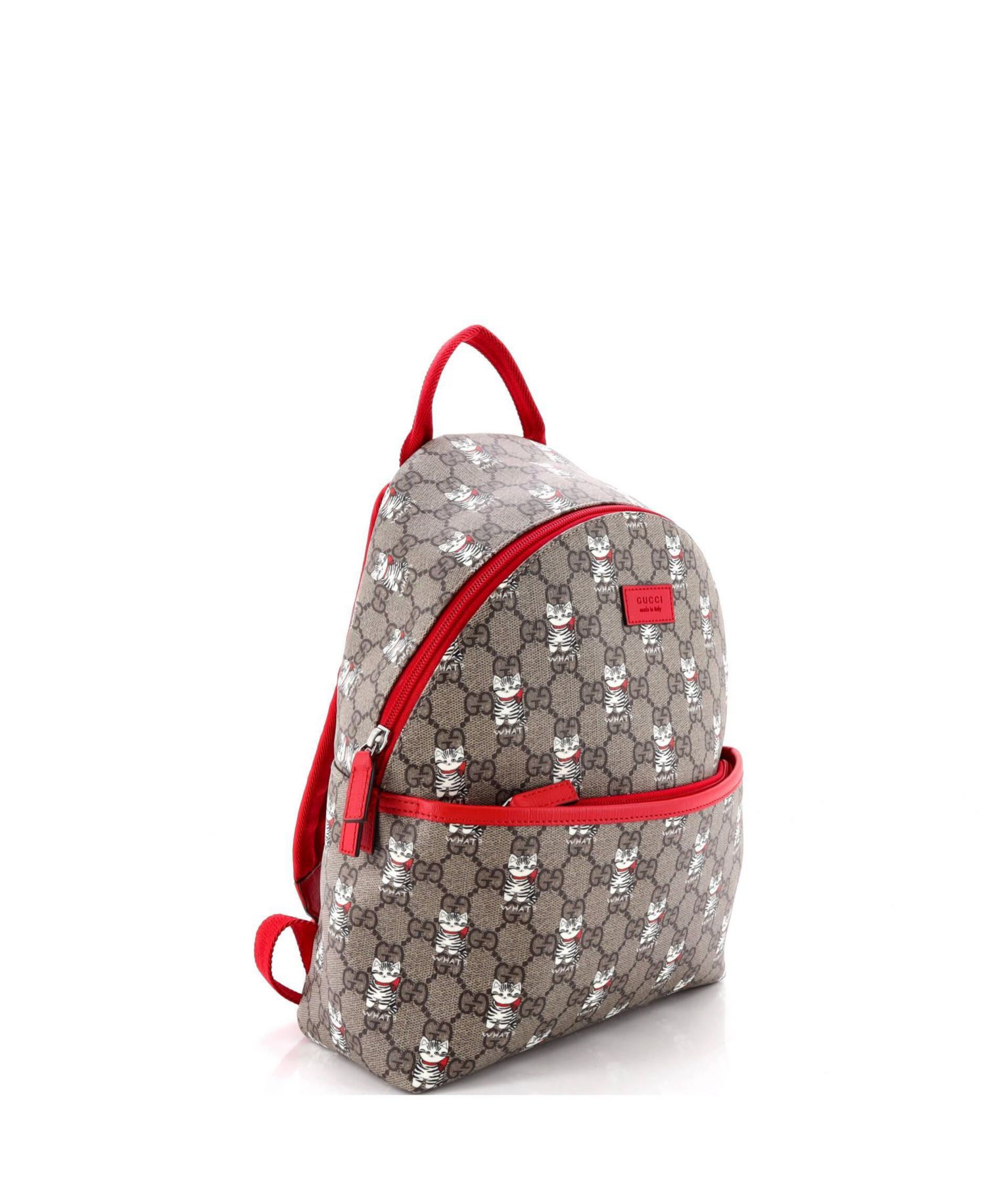 Small Children's Zip Backpack Printed GG Coated Canvas