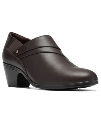 Women's Emily2 London Block Heel Round Toe Leather Shooties