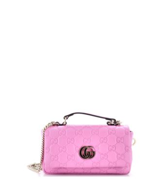 Mini GG Milano Top Handle Bag Guccissima Leather