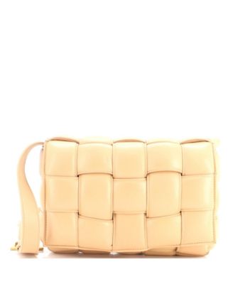 Cassette Crossbody Bag Padded Maxi Intrecciato Leather