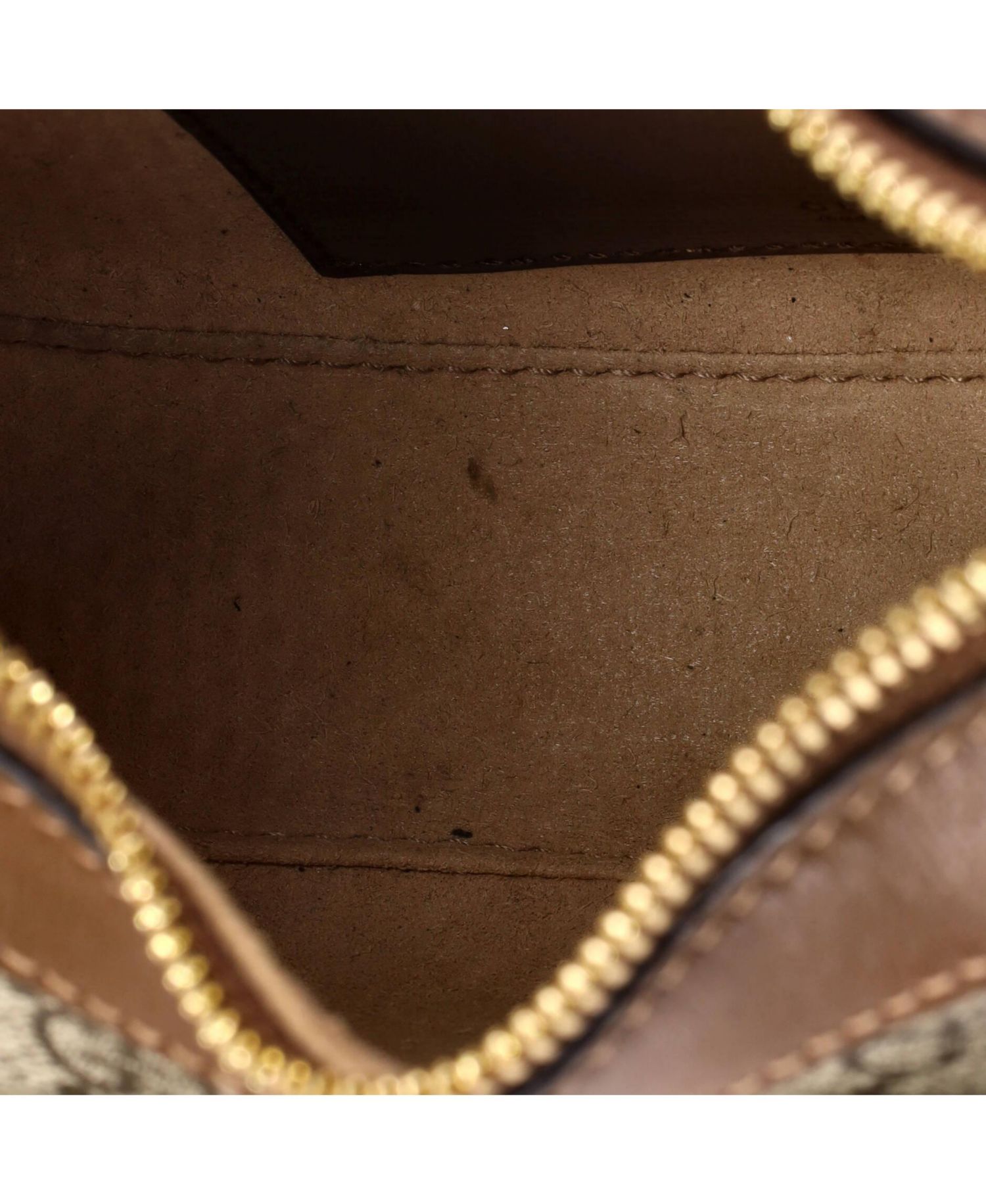 Mini Interlocking G Patch Half Moon Hobo GG Coated Canvas