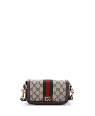 Mini Ophidia Flap Convertible Shoulder Bag GG Coated Canvas