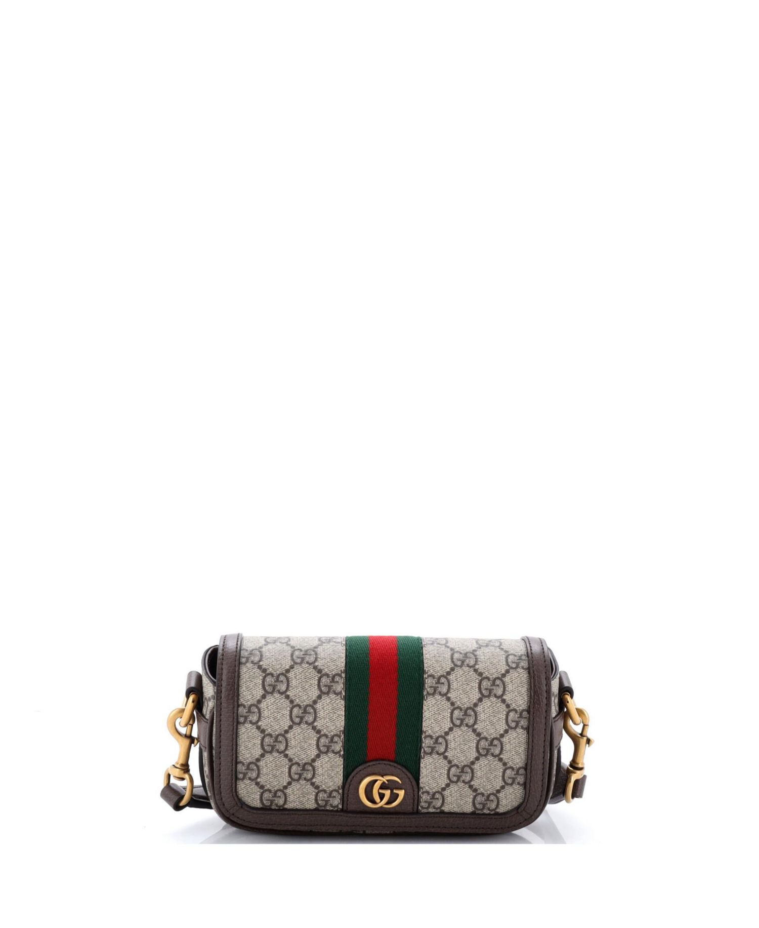 Mini Ophidia Flap Convertible Shoulder Bag GG Coated Canvas