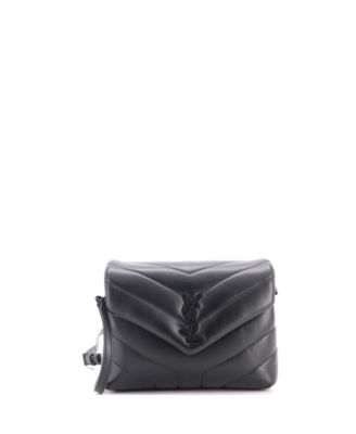 Toy Loulou Small Matelasse Chevron Leather Shoulder Bag