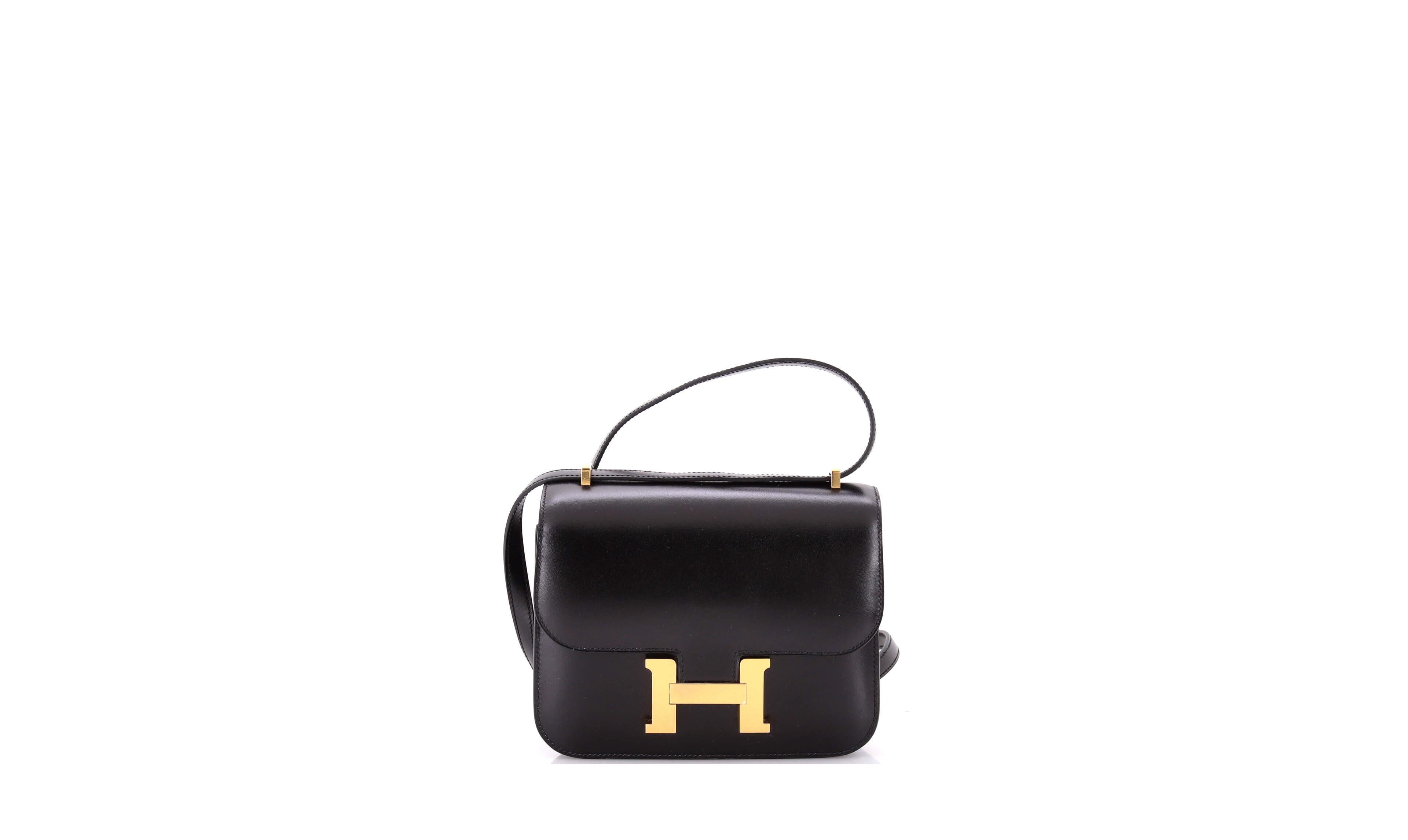 Pre-Owned Hermes 18 Constance Nm Bag Box Calf