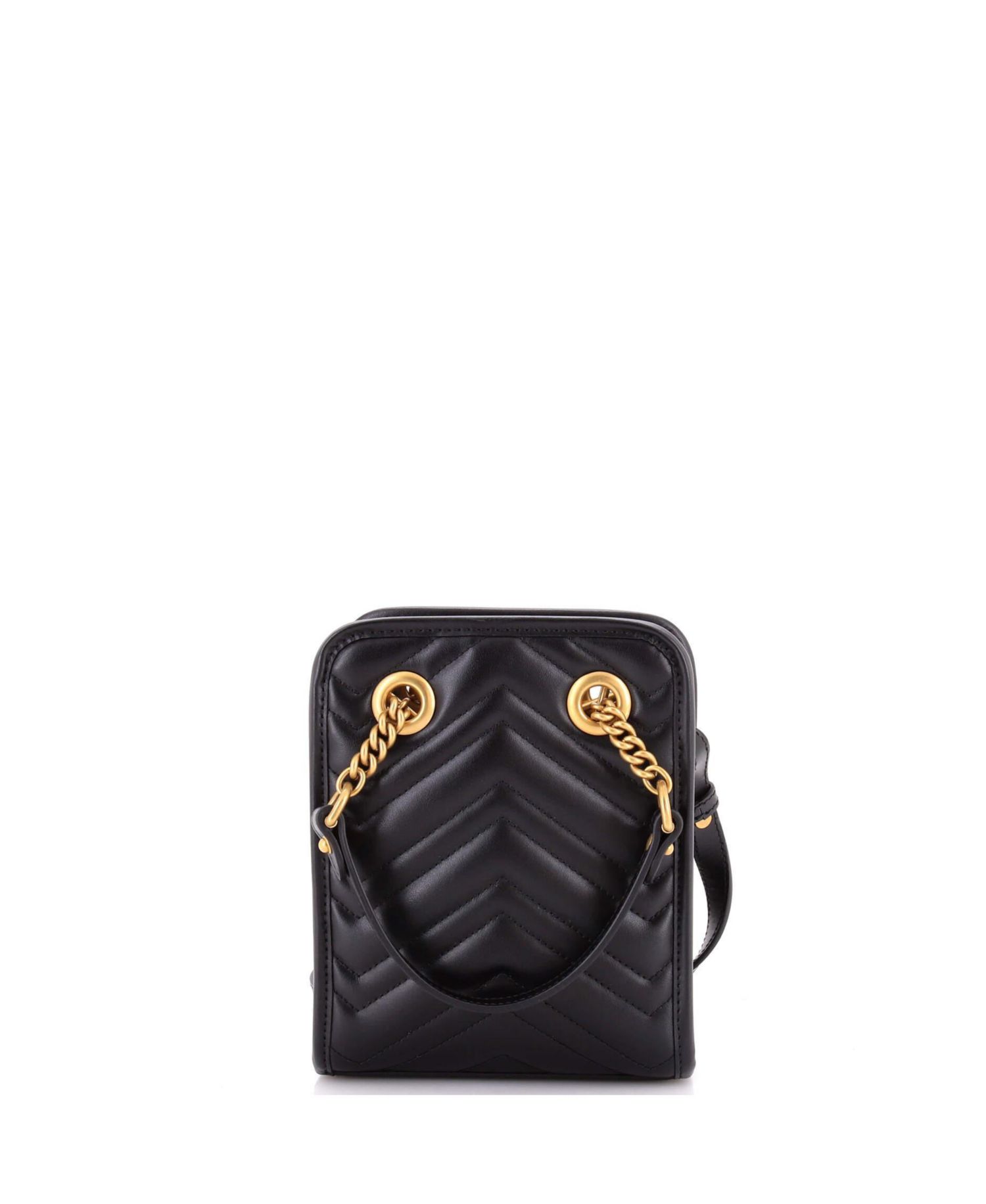 Mini GG Marmont Handle Crossbody Bag Matelasse Leather