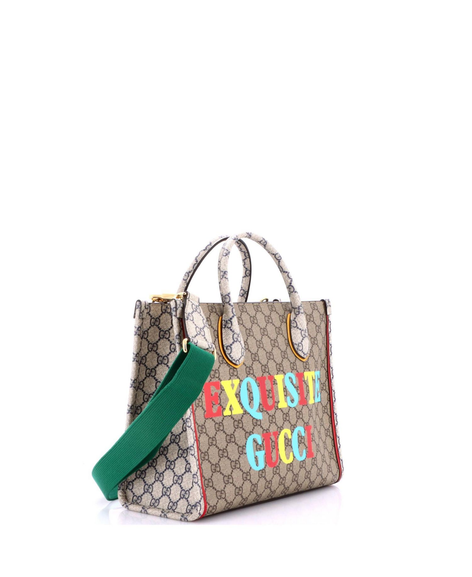 Small Exquisite Tote Printed GG Coated Canvas