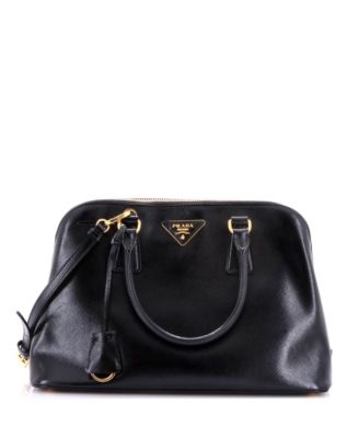 Medium Promenade Bag Vernice Saffiano Leather