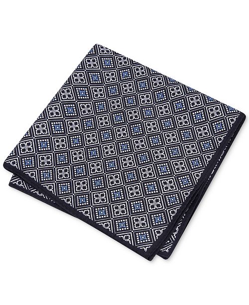 Club Room Men's Medallion Pocket Square, Created for Macy's & Reviews