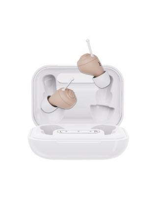 Rechargeable OTC Hearing Aids for Mild to Moderate Hearing Loss - USB Rechargeable with 5 Volume Levels and 2 Hearing Modes