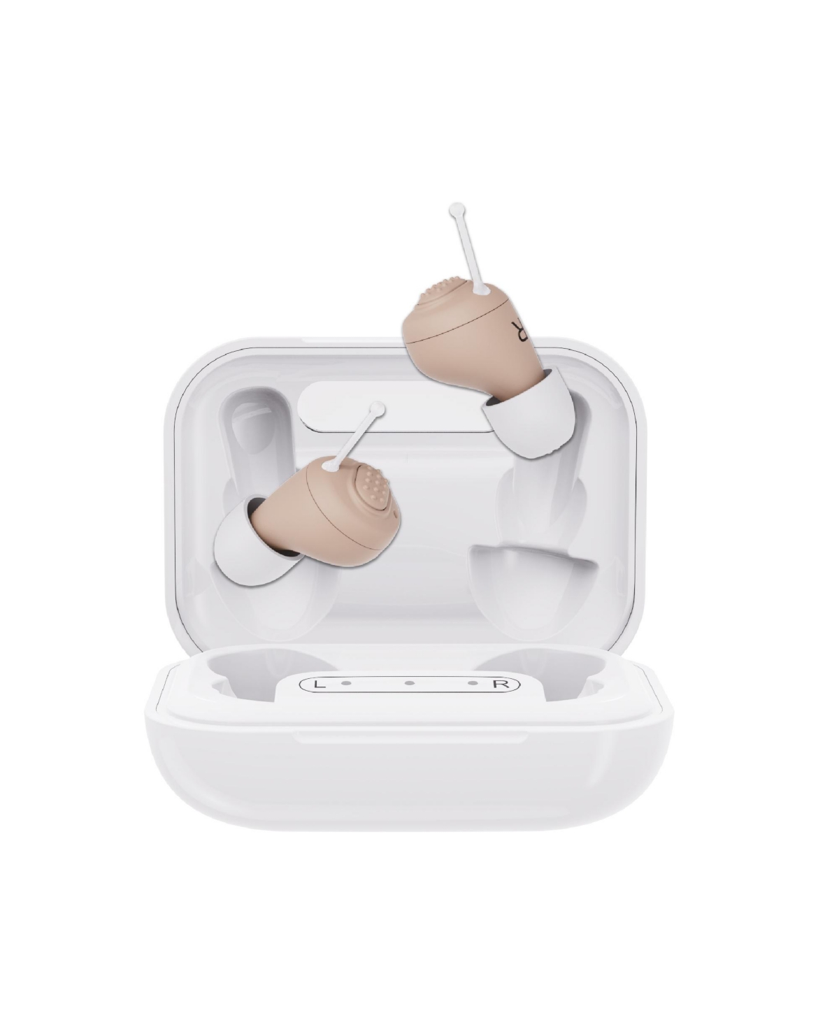 Pursonic Rechargeable Otc Hearing Aids for Mild to Moderate Hearing Loss - Usb Rechargeable with 5 Volume Levels and 2 Hearing Modes - White