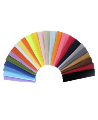 Stretch Sport Assorted Headbands, 25-Piece Set