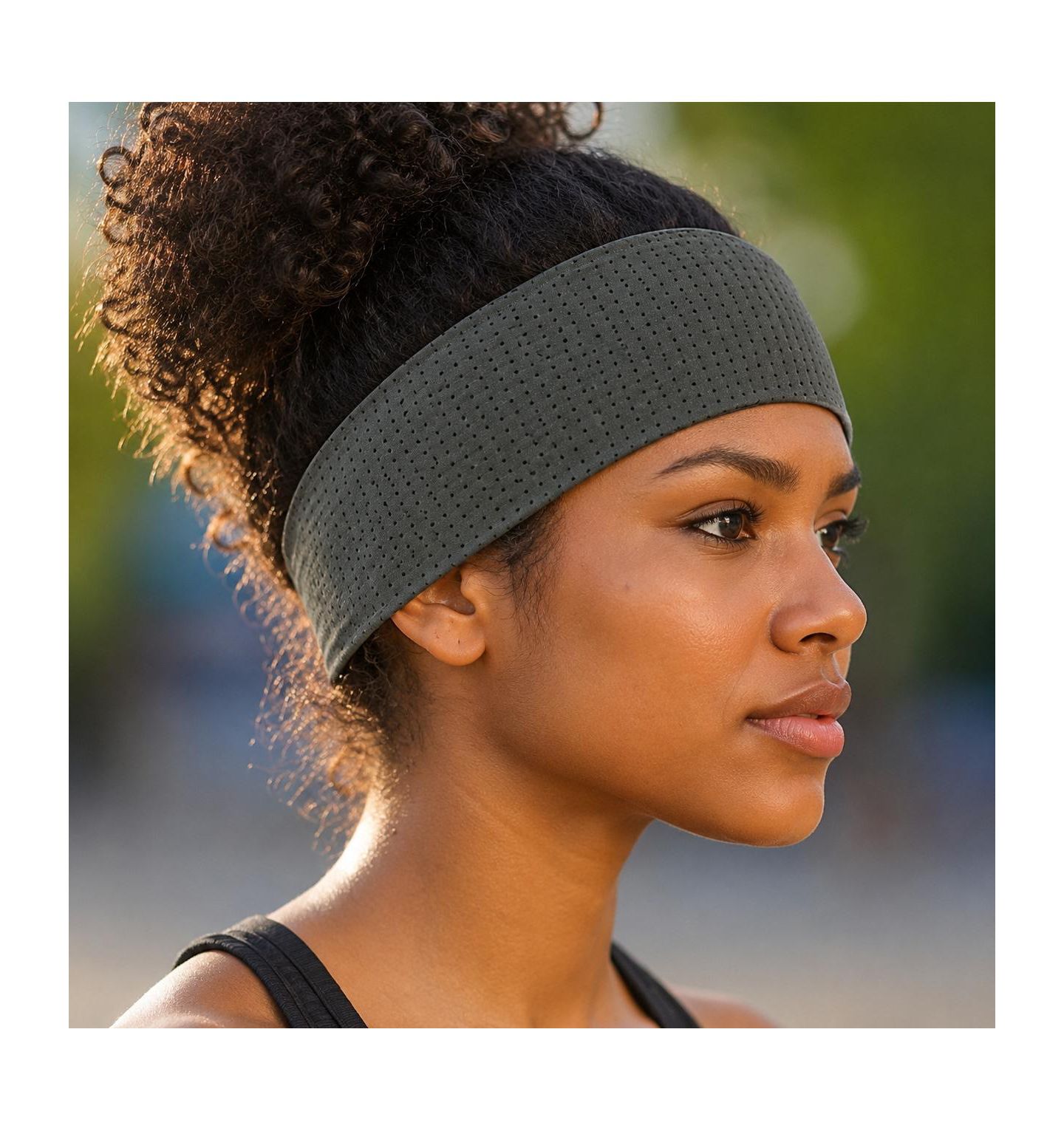 Женские аксессуары для волос Furlihong Reversible Stretchy Sports Headbands, 2-Pack — фото 5