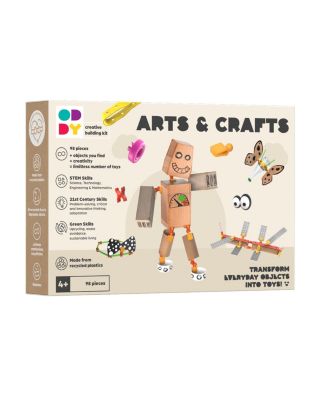 Arts and Crafts Creative Upcycling 98-Piece Building Kit, Ages 4+
