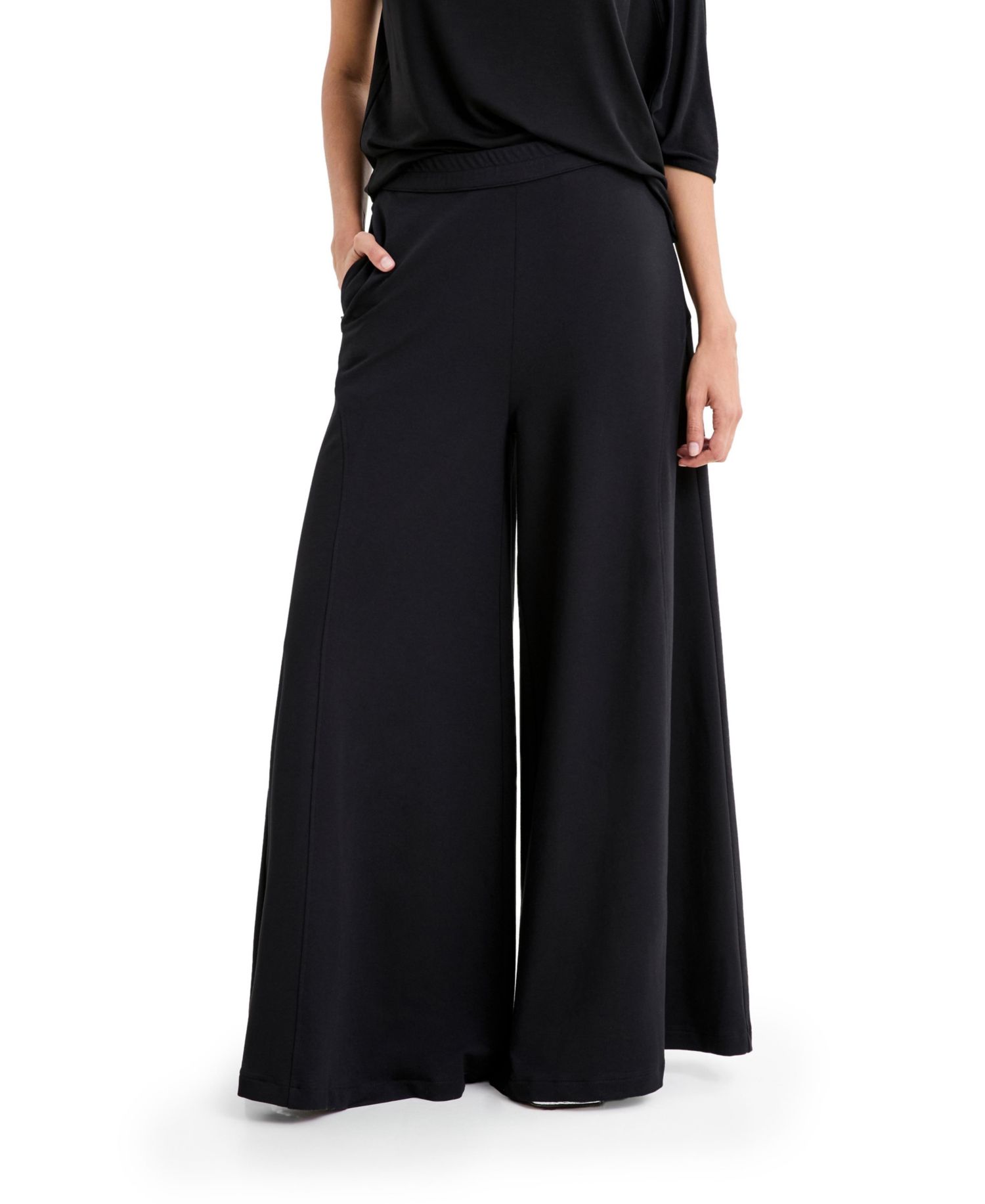 Women's Hylan High-Rise Wide-Leg Trousers