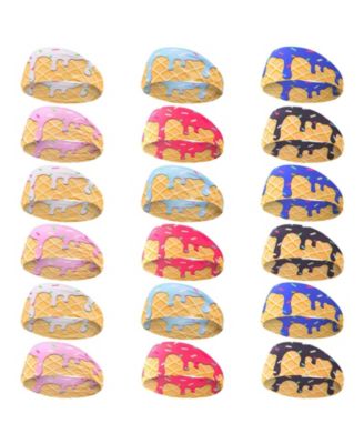 Ice Cream Baseball Sports Headbands Quick Dry Sweat Absorbent Elastic
