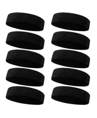 Cotton Terry Sports Headbands Wicking Sweat Absorbent Athletic Workout Bands