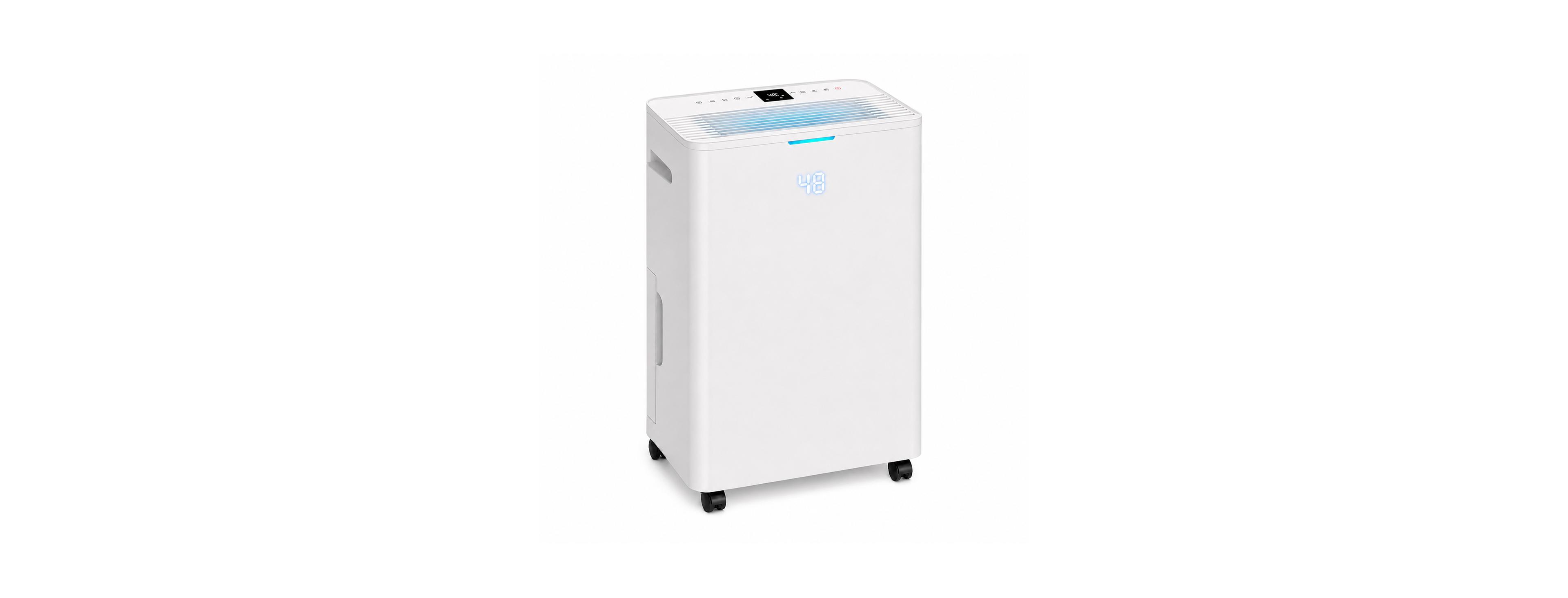 Cumrige Large Room Dehumidifier with 80 Pint Capacity Smart Humidity Control and Drain Hose