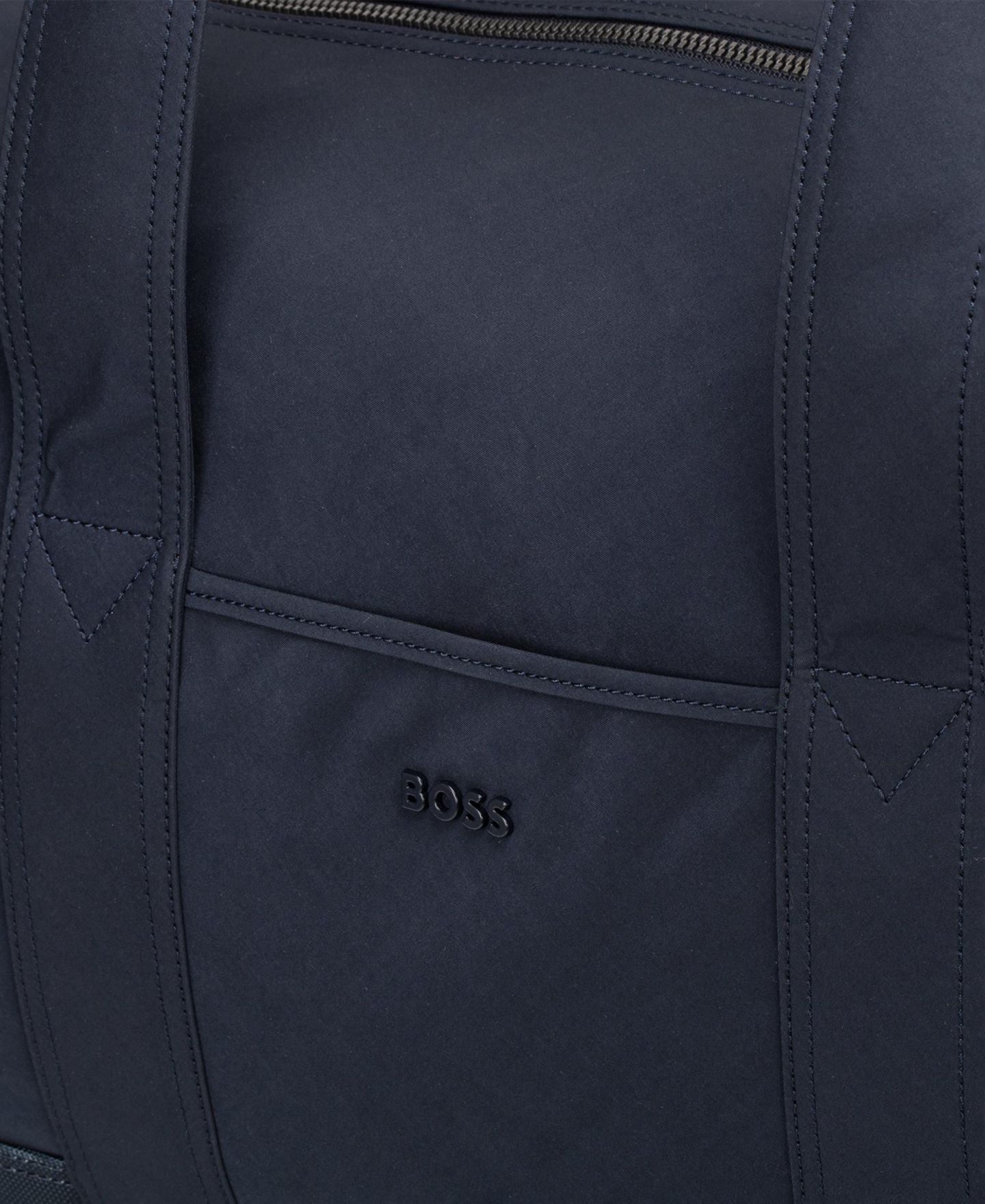 Мужская дорожная сумка Hugo Boss Eryk с чехлом для ноутбука, цвет: Тёмный синий — фото 3