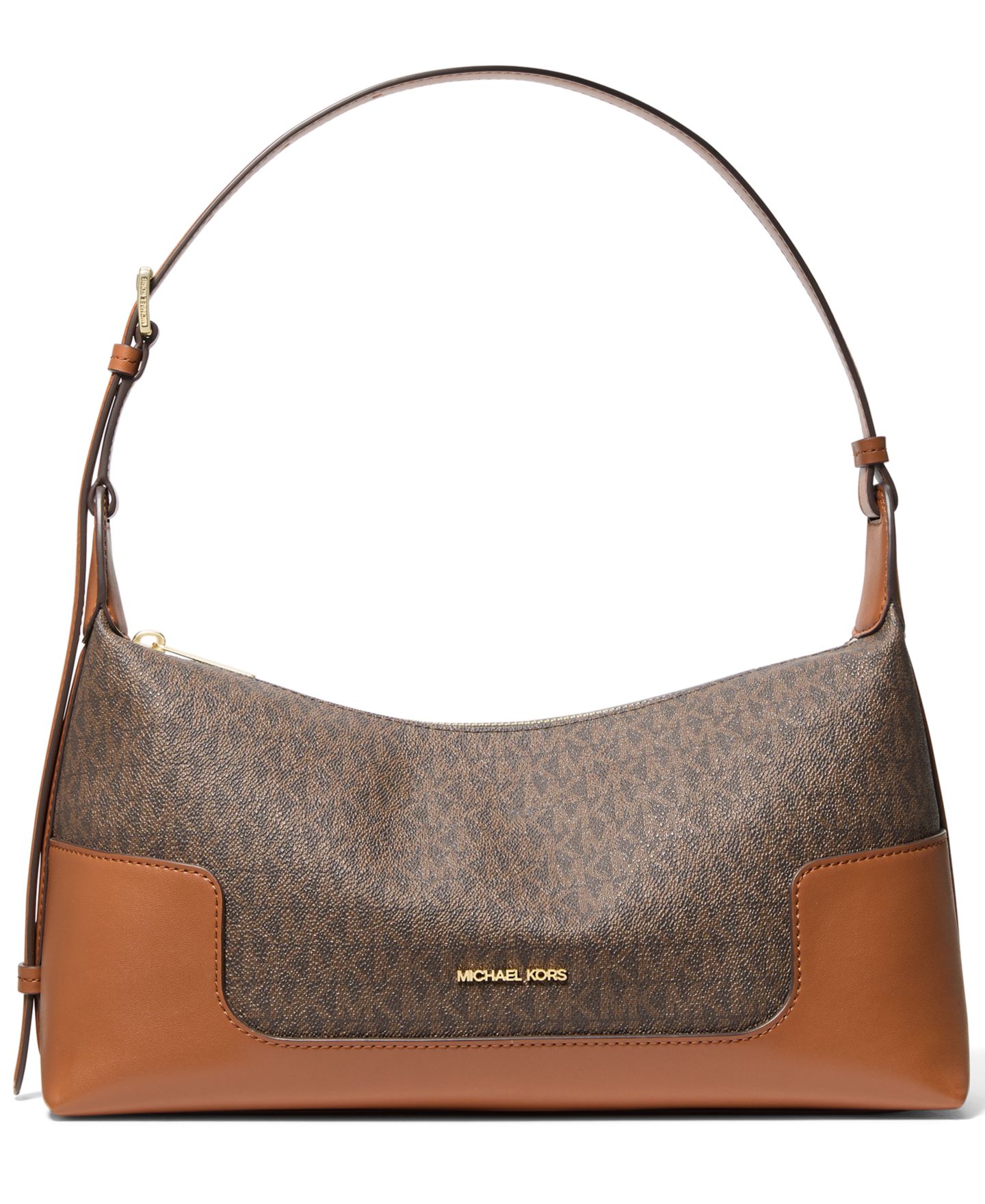 Женская сумка Michael Kors Teddi Medium Slouchy Shoulder Handbag, цвет: Коричневый — фото 1