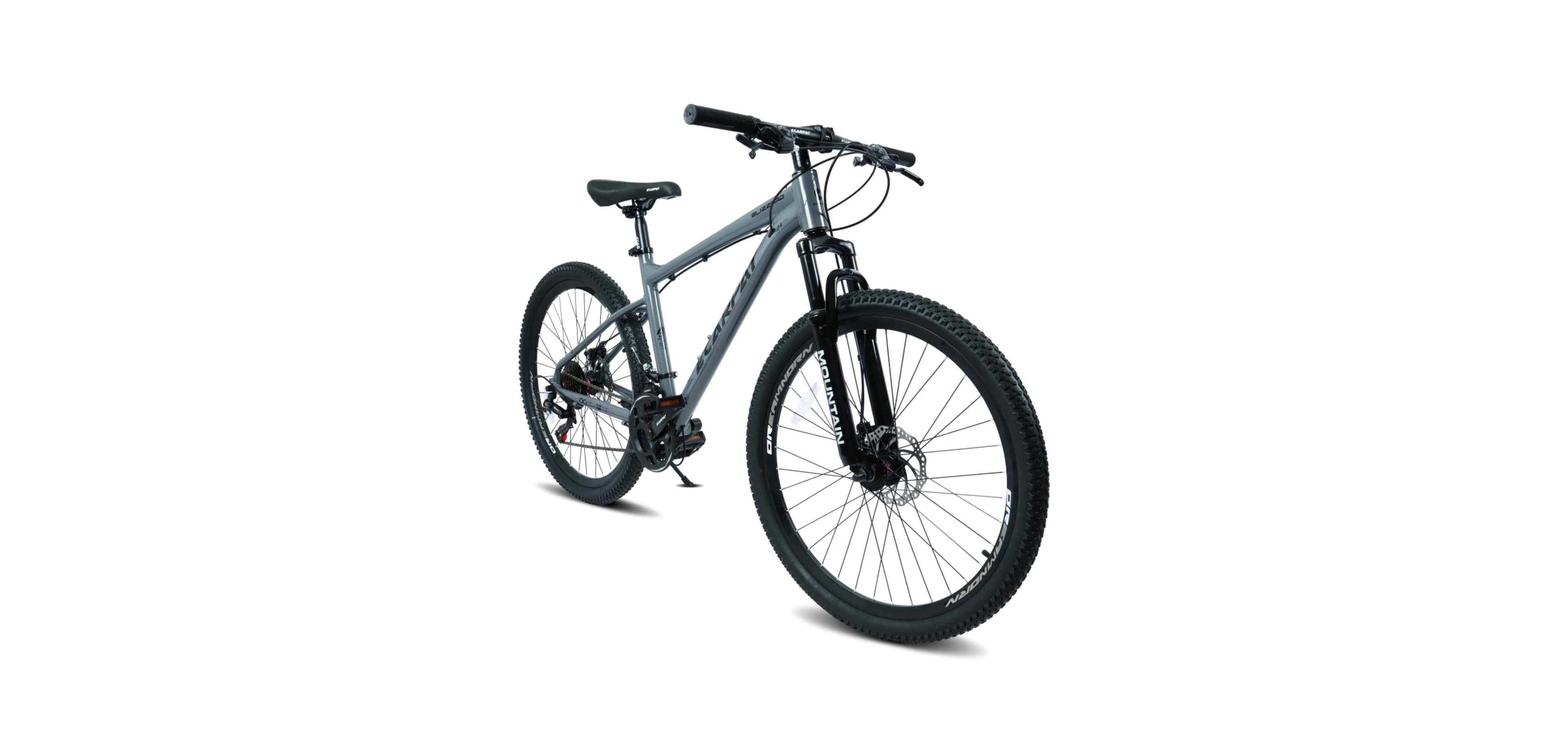 ECHTPeak 26 Inch All Terrain Mountain Bike with Disc Brakes 21 Speed Drivetrain and Durable Carbon Steel FramePerfect for Trail Riding and Touring