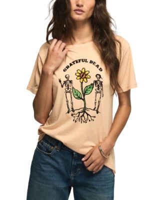 Women's Grateful Dead Skeletons Boyfriend Graphic T-Shirt