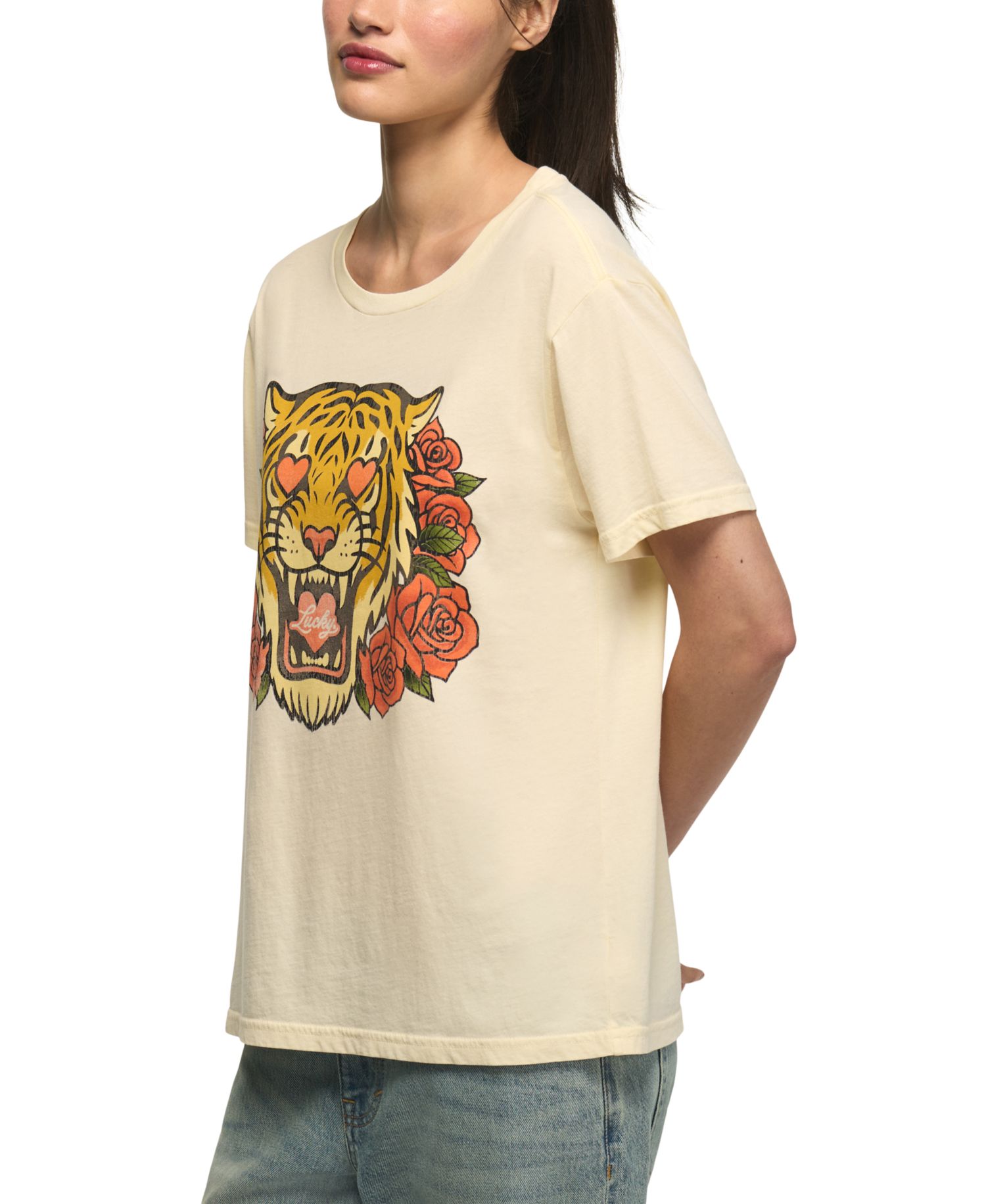 Women's Moto Boyfriend Graphic T-Shirt