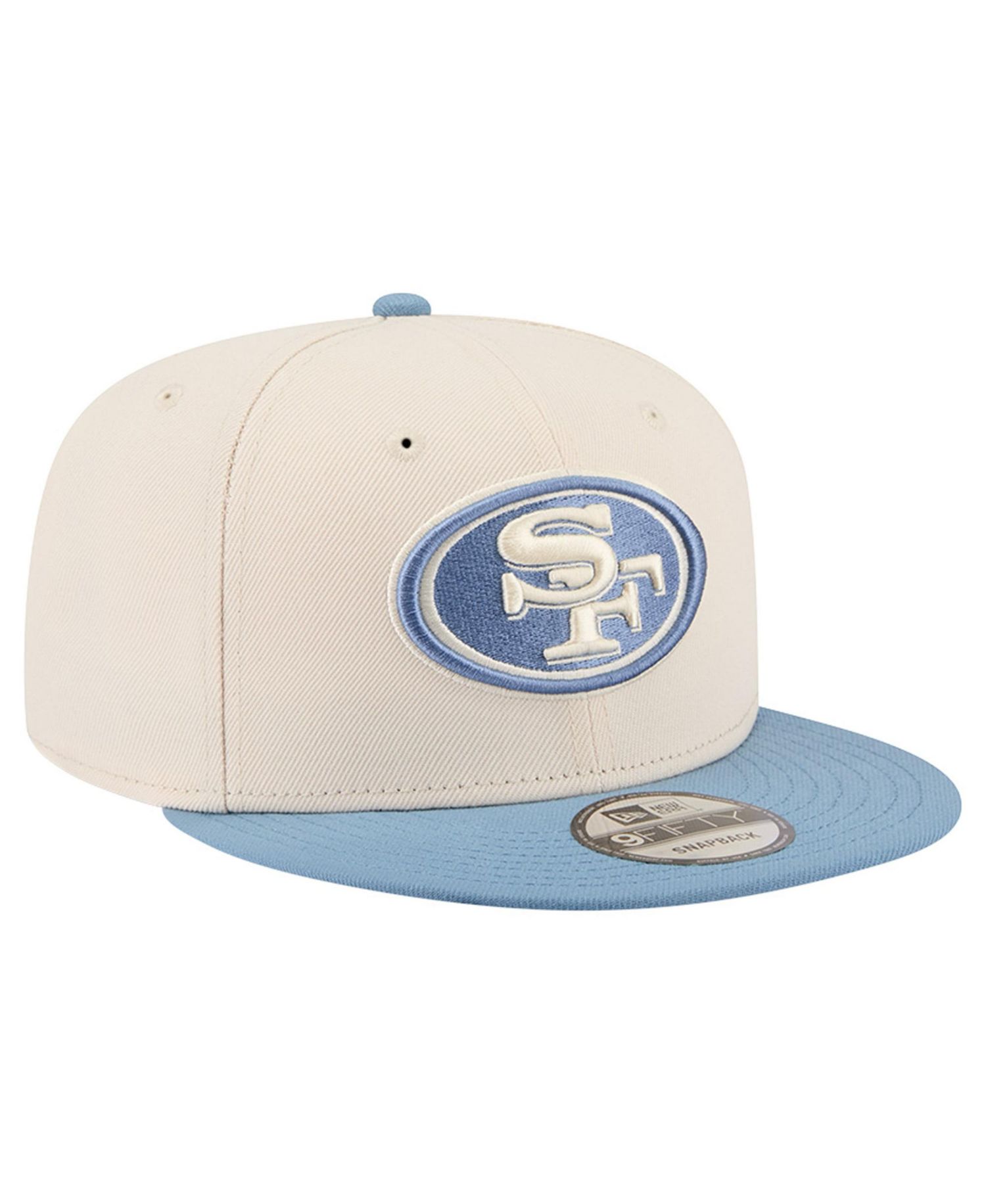 Men's Cream/Blue San Francisco 49ers Color Pack Two-Tone 9FIFTY Snapback Hat