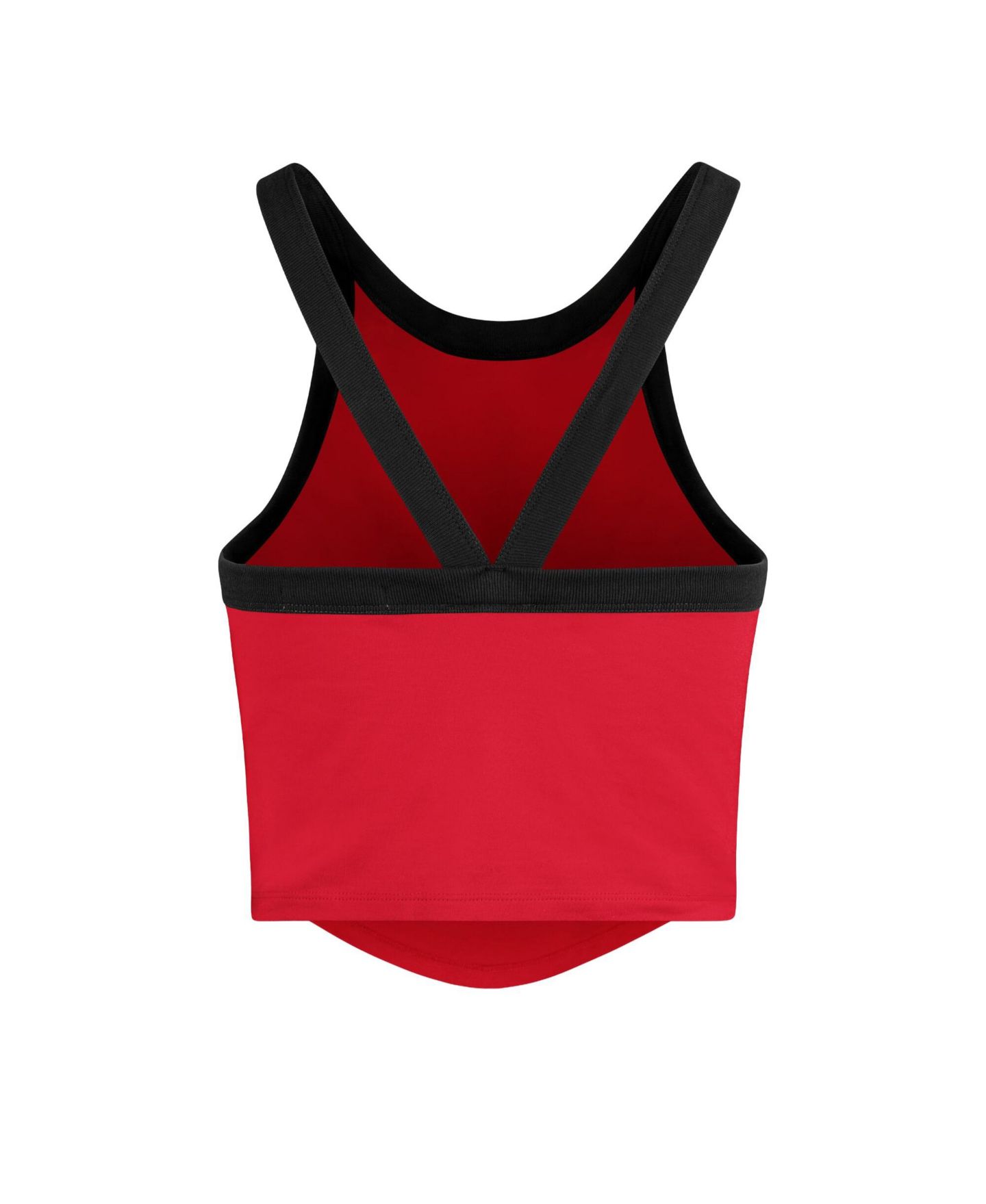 Женский топ '47 Brand Scarlet Ohio State Buckeyes Shimmer Shadow Sporty — фото 2