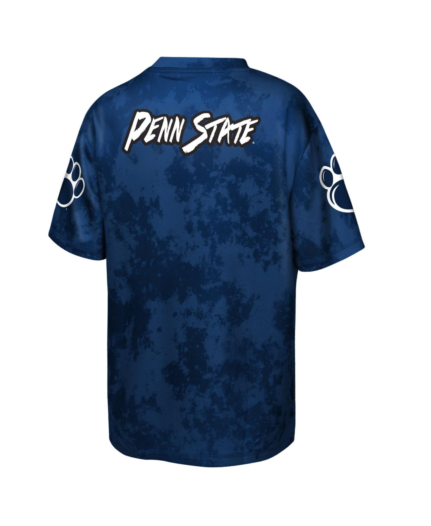 Big Boys and Girls Navy Penn State Nittany Lions Off-Side Sublimated T-Shirt