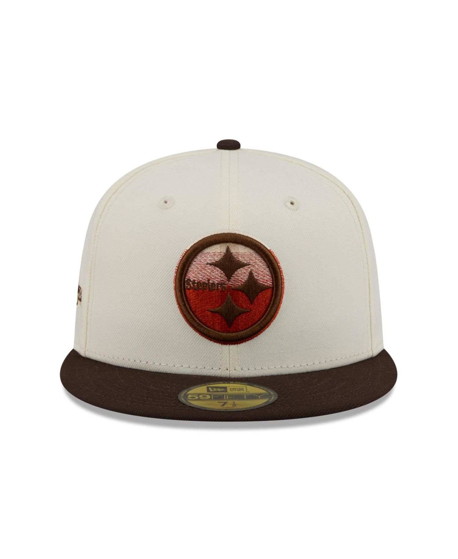 Men's Cream/Brown Pittsburgh Steelers Pumpkin Spice 59FIFTY Fitted Hat